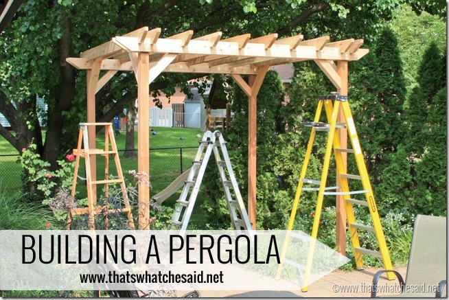 diy weekend pergola project, diy, outdoor living, woodworking projects, Make your own Pergola