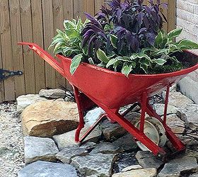 Painted Wheelbarrow Hometalk