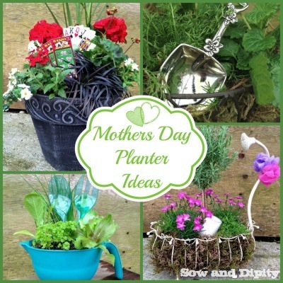 mother s day planters for that special mom, container gardening, gardening, repurposing upcycling