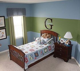 horizontal stripes in a boys bedroom, bedroom ideas, home decor, painting