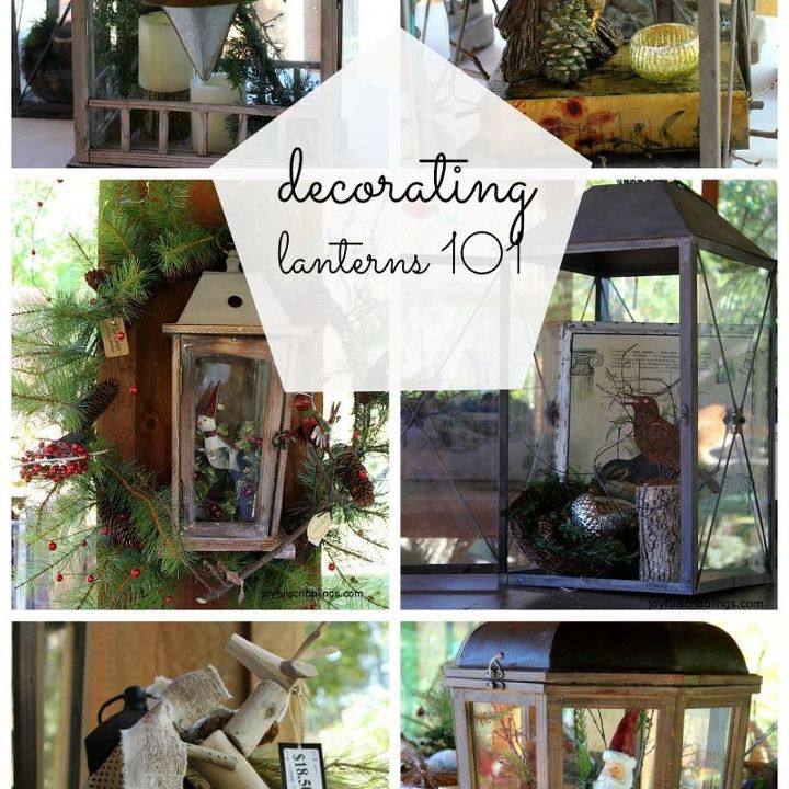 decorating lanterns, crafts, outdoor living, seasonal holiday decor