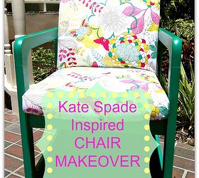 10 projects to inspire you, diy, how to, pallet, Kate Spade chair makeover