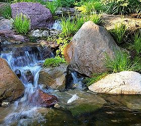Pond and Waterfalls in Baltimore County, MD (Maryland)
