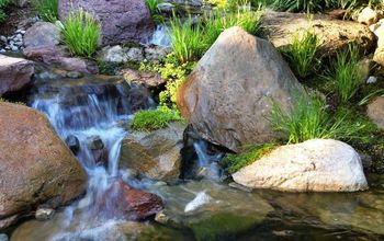 Pond and Waterfalls in Baltimore County, MD (Maryland)