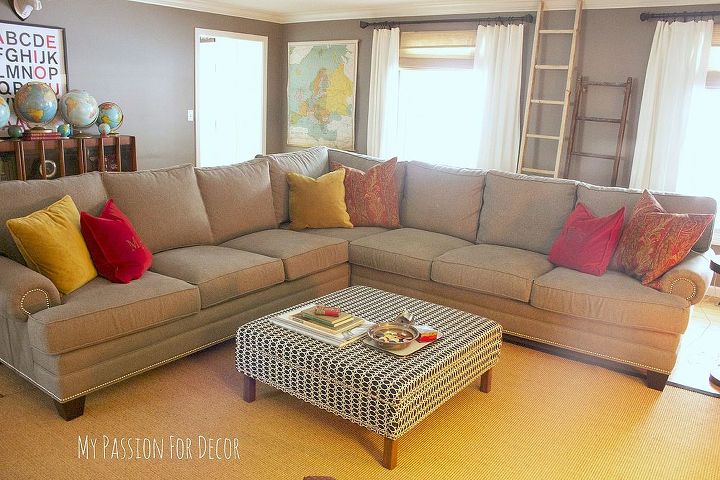my passion for decor s family room tour, home decor, living room ideas, painted furniture, repurposing upcycling