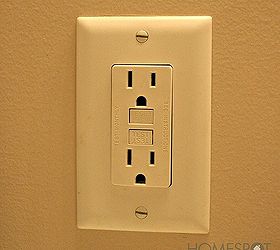 monthly maintenance checklist, home maintenance repairs, Test and reset each GFCI outlet in the house to check functionality