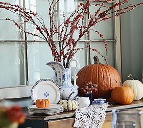a blue willow thanksgiving table, seasonal holiday d cor, thanksgiving decorations, A Blue Willow Thanksgiving Table