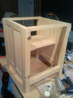 this cabinet is something i was asked to make by a little shop down the, kitchen cabinets, woodworking projects