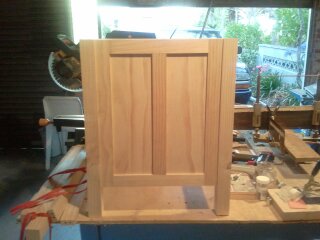 this cabinet is something i was asked to make by a little shop down the, kitchen cabinets, woodworking projects