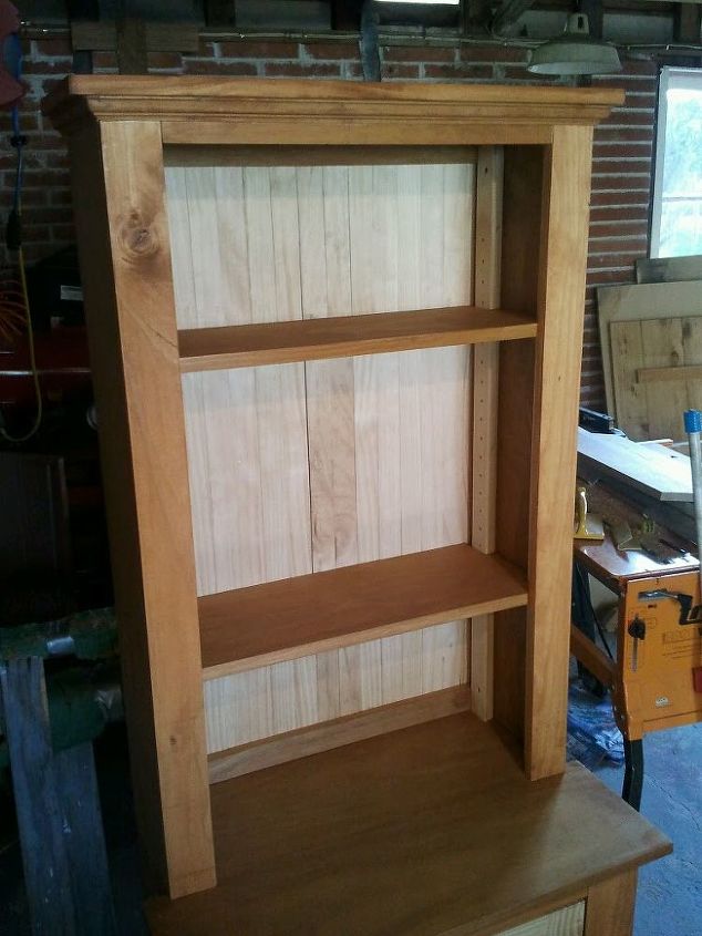 i finishec this just before christmas the hutch is made from local pine, painted furniture, woodworking projects