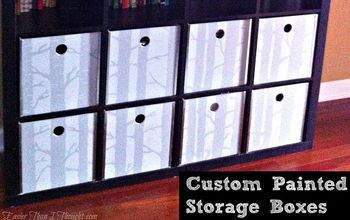 Custom Painted Storage Boxes