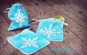 Make Freezer Paper Snowflake Gift Pouches (or Other Things)...