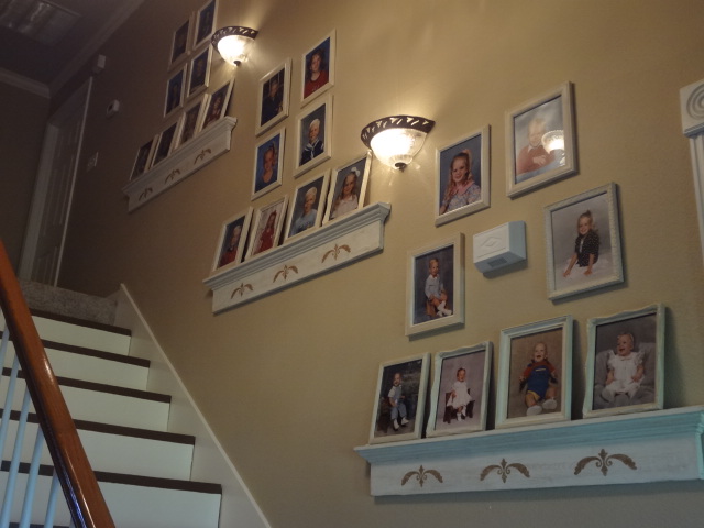 what to do with all those baby school pictures, home decor