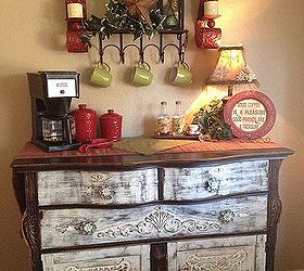 transform your thrift shop finds into real treasures, painted furniture, repurposing upcycling, From old ancient buffet to beautiful and useful coffee bar