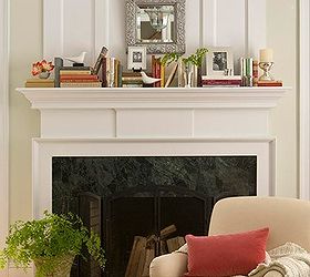 25 ways to decorate or stage a home with books, fireplaces mantels, home decor, real estate, Decorating a Mantle with Books