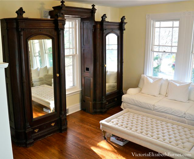 my best source for d cor is craigslist what s yours, home decor, painted furniture, My BEST find is a giant Victorian wardrobe