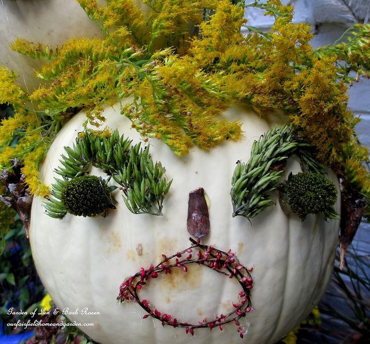 halloween punkin heads, crafts, halloween decorations, home decor, seasonal holiday decor, Punkin Head close up