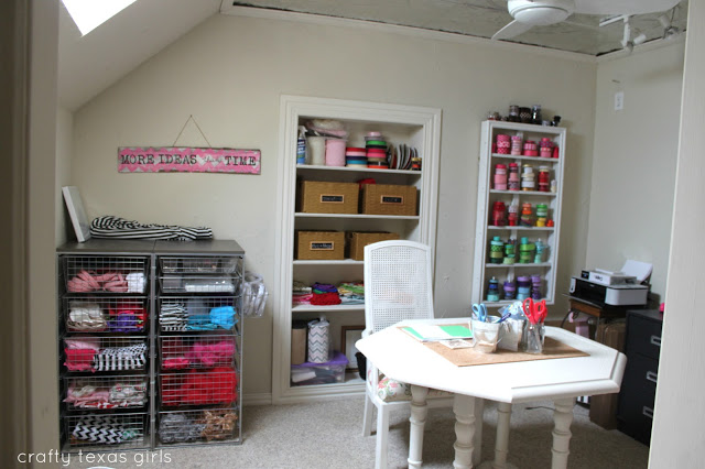 organized craft room, craft rooms, organizing