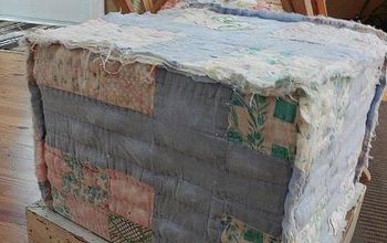 Basic Box Store Foam Cube Up-scaled Into This Lovely, Rolling,  Quilt-