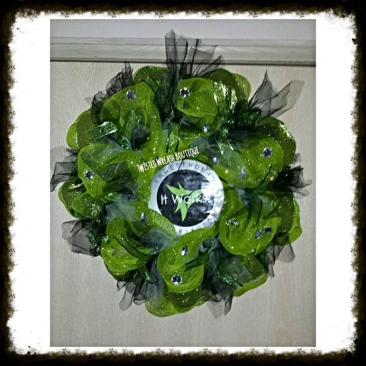 wreaths, crafts, wreaths, Custom order wreath for IT WORKS