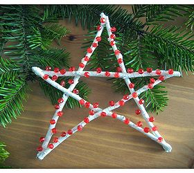 christmas stars made of branches, christmas decorations, crafts, seasonal holiday decor