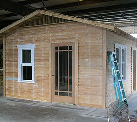 custom guest cottage, home improvement, The cottage under construction in our shop
