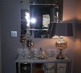 my dining room redo with reused furnishings, dining room ideas, home decor, repurposing upcycling, Mirrored chest