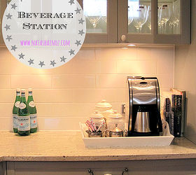 decorating our new beverage station, home decor, kitchen design, Via Natasha in Oz