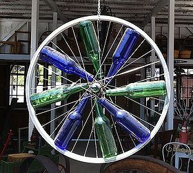 bicycle wheel wonderfulness, gardening, repurposing upcycling, First find an old bike wheel this one was found at a shop in Oakhurst CA