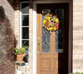 fall decor in the garden and house, patriotic decor ideas, seasonal holiday d cor, wreaths, Front porch decor from