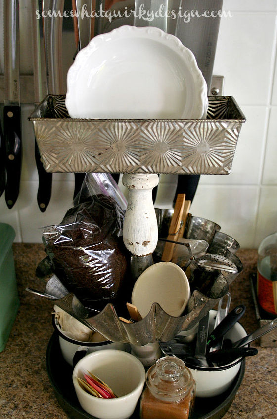 i ve been recycling my vintage bakeware and i love it, home decor, repurposing upcycling