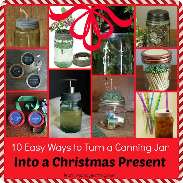 ten easy ways to turn a canning jar into a christmas present, chalkboard paint, crafts, repurposing upcycling