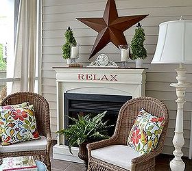 our summer porch, outdoor living, seasonal holiday decor, I love having lots of color out here especially when it comes to pillows