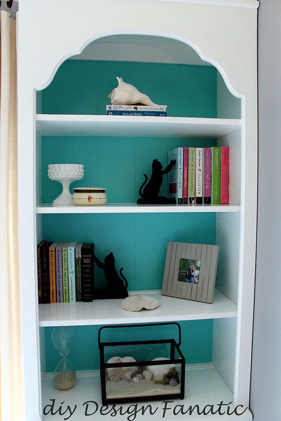 craigslist bookcase makeover, painted furniture