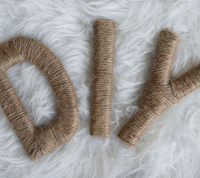 diy twine wrapped letters great for weddings and home decor, crafts, Make you re own twine wrapped letters It s quick easy and affordable