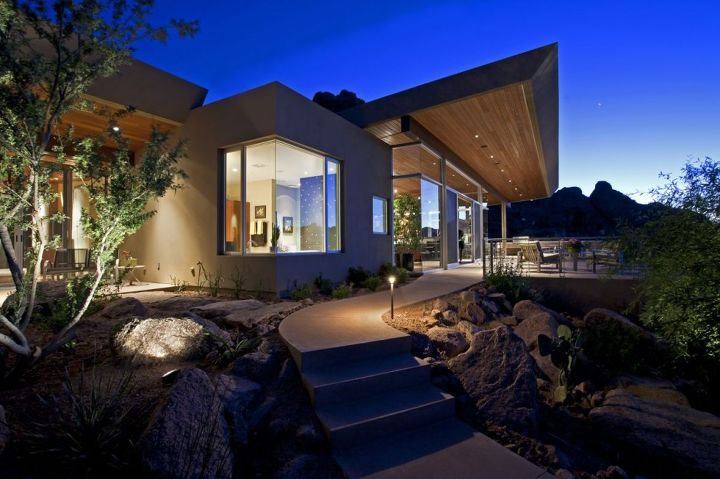 casa de luxo moderna no arizona por kendle design collaborative