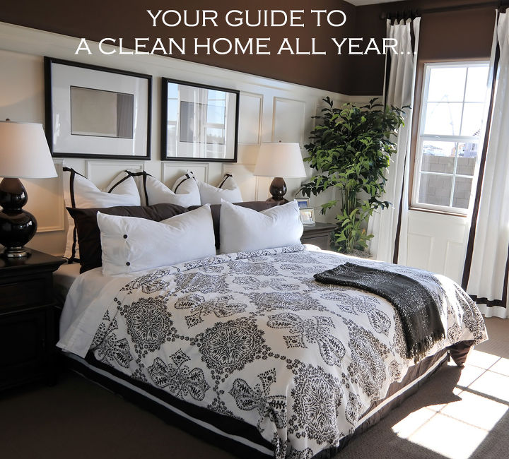 guide to a clean home all year, cleaning tips