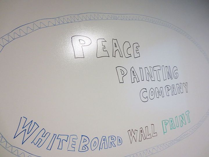 new ideas for media paint great for offices or around the home messaging, paint colors, painting, wall decor, Clear dry erase paint can go on top of any existing wall color The only noticeable difference is that it s glossy