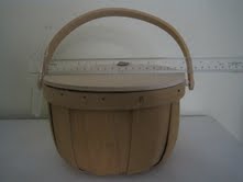 q looking for design ideas for wooden smalls, repurposing upcycling, Isn t this the cutest What would you do with this piece I can t tell if it round like a purse or half round like a piece for a front door display