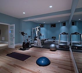 hi hometalkers check out my album of bonus rooms it s that one spare room in the, home decor, Exercise room Good spacing of equipment for nice flow Posted by Rule4 Building Group