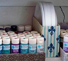 organize and pretty up your craft space, organizing