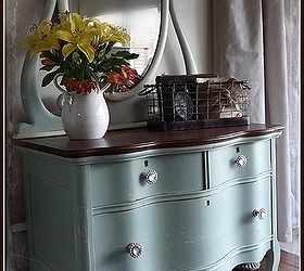 lowboy dresser makeover, painted furniture, This color is Sweetie Jane from Sweet Pickins milk paint Such a pretty color