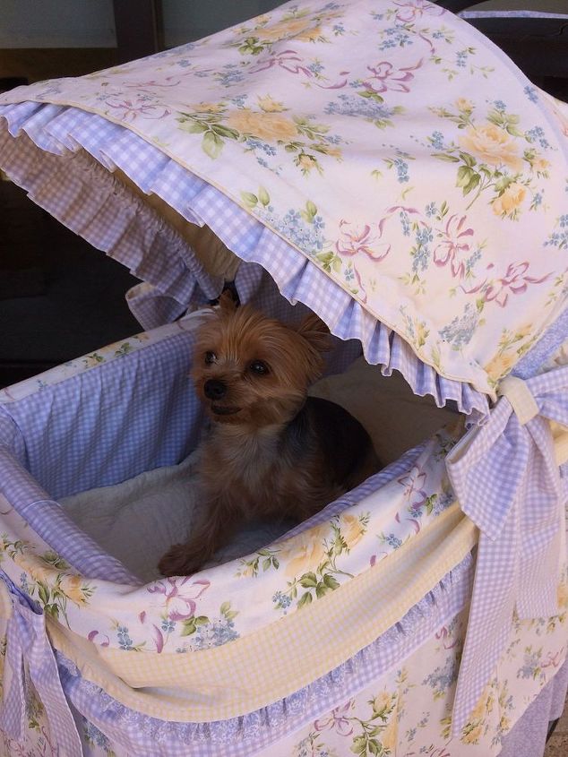 Shabby Chic Pampered Pet Stroller Hometalk shabby-chic-pampered-pet-stroller-hometalk