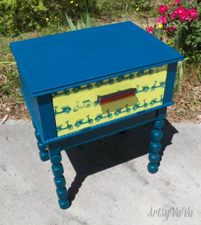 scooter diy table makeover, diy, painted furniture