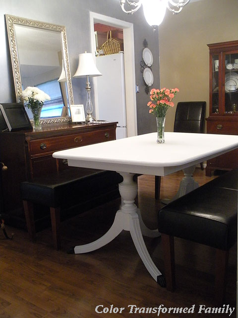 diy chalk paint on the table, chalk paint, painted furniture