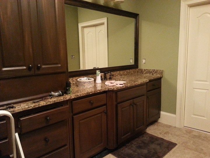 White Cabinets Painted To Look Like Wood Hometalk