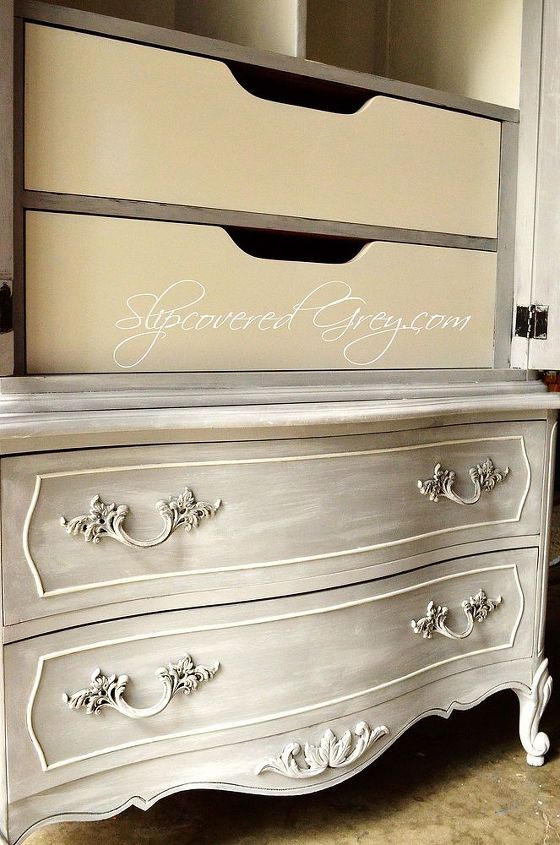 dixie wardrobe given a french inspired makeover, painted furniture