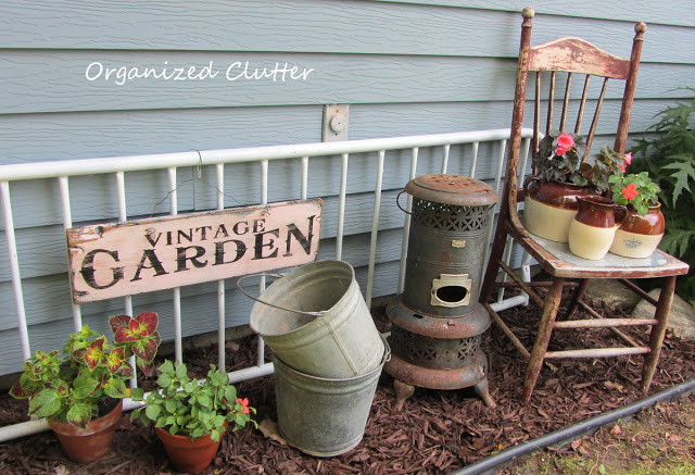 the secret to great junk garden vignettes, flowers, gardening, repurposing upcycling, Old futon parts