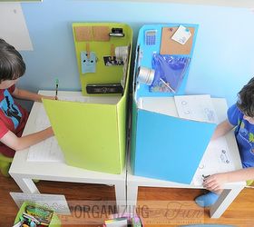 homework organizing divider, craft rooms, crafts, organizing, Divider for each boy