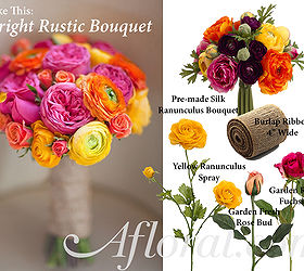 diy bright rustic bouquet, crafts, flowers, gardening, home decor